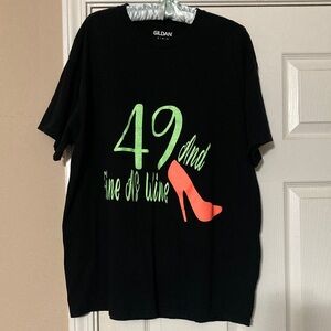 ⭐️⭐️ 49 year old Celebration T-Shirt “49 and Fine as Wine” - size XL